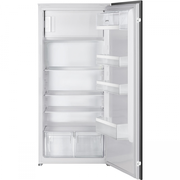 Inbouw Enkeldeurs koelkast met vriesvak 173L+14L Smeg