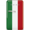 Jaren '50 Koelkast Home Bar 130L hoogte 96cm scharnieren rechts italiaanse vlag 