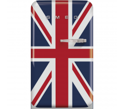 Jaren '50 Koelkast/vriesvak 101L+13L hoogte 96cm scharnieren links Union Jack Smeg