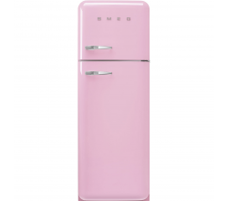 Jaren '50 Koelkast/diepvriezer 222L+72L scharnieren rechts roze  Smeg