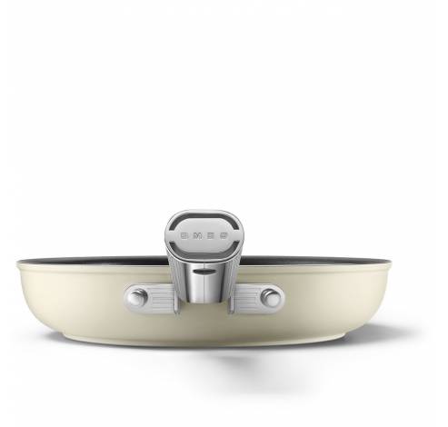 Braadpan 24 cm crème  Smeg