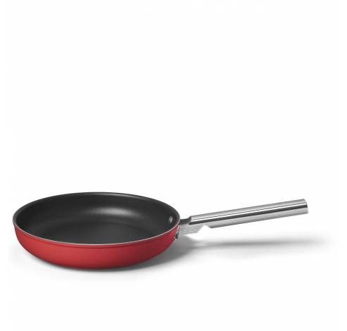 Braadpan 28 cm rood  Smeg