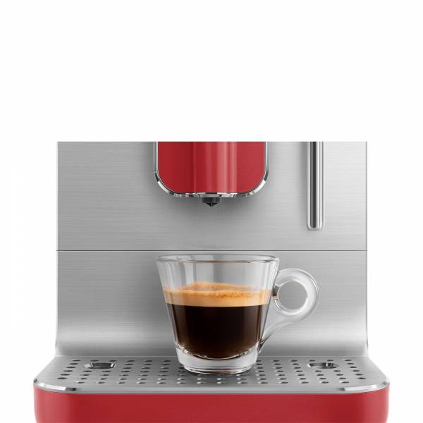 Automatische koffiemachine met stoomfunctie Rood 