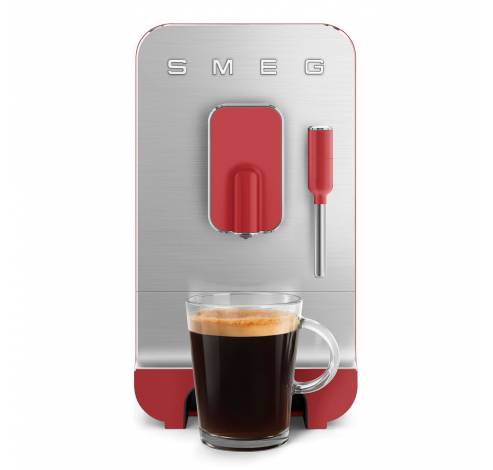 Machine à café automatique avec fonction vapeur Rouge  Smeg