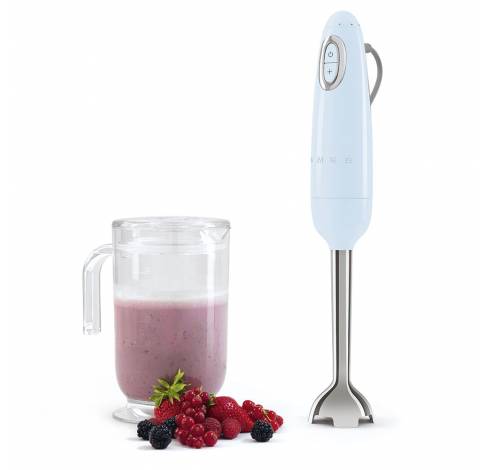 Handblender met verschillende accesoires Tritan Renew Pastelblauw  Smeg