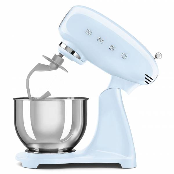 Keukenrobot inox mengkom volume 4,8 liter pastelblauw Smeg