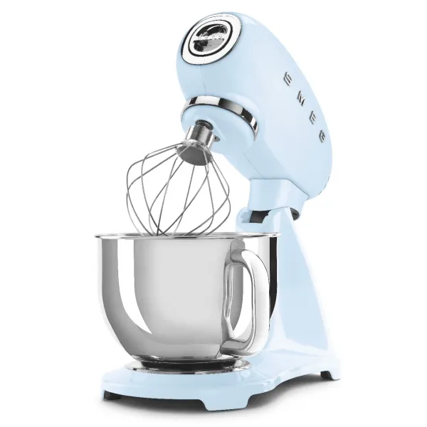 Keukenrobot inox mengkom volume 4,8 liter pastelblauw Smeg