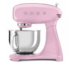 Keukenrobot inox mengkom volume 4,8 liter roze Smeg