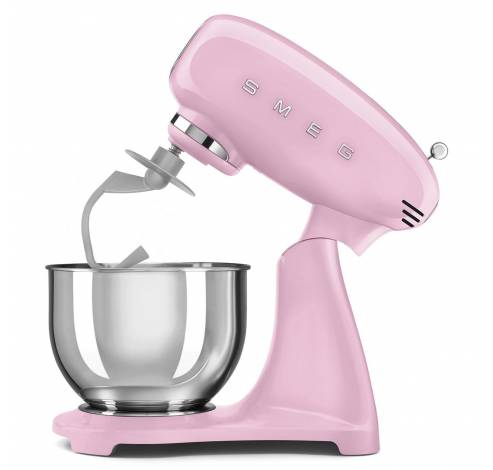 Keukenrobot inox mengkom volume 4,8 liter roze  Smeg