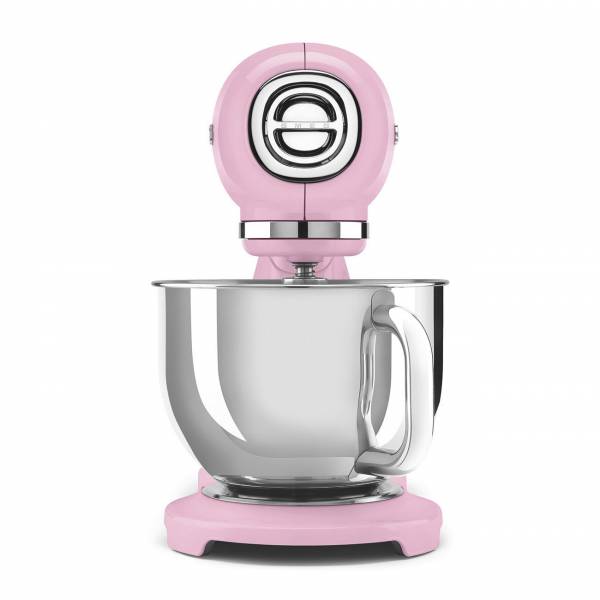 Keukenrobot inox mengkom volume 4,8 liter roze Smeg