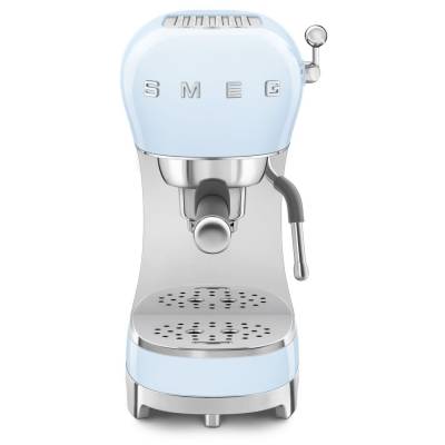 ECF02 Espresso koffiemachine - pastelblauw Smeg