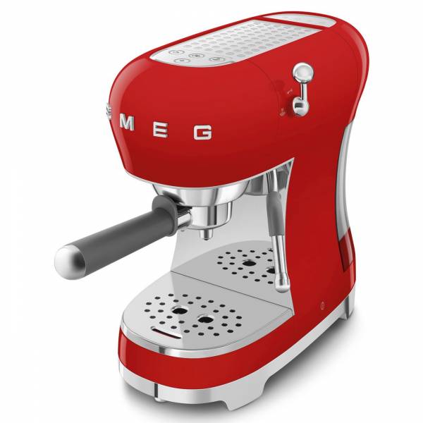 ECF02 Espresso koffiemachine - rood Smeg