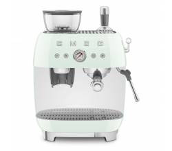 Espresso koffiemachine met geïntegreerde molen - pastelgroen Smeg
