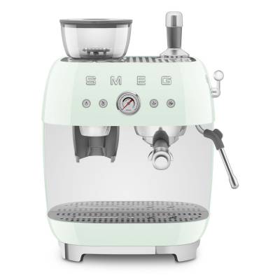 Machine à café expresso avec broyeur intégré - vert pastel Smeg