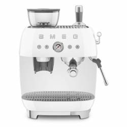 Machine à café expresso avec broyeur intégré - blanc 