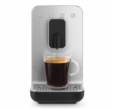 Bean to cup Volautomatische koffiemachine mat zwart met inox  Smeg