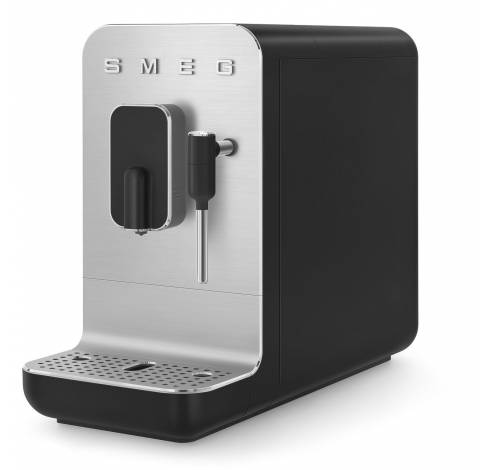 Bean to cup - Machine à café automatique - fonction lait automatique - noir mat avec inox  Smeg