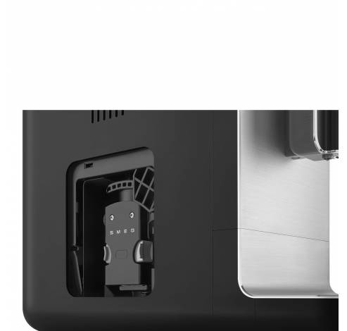 Bean to cup - Machine à café automatique - fonction lait automatique - noir mat avec inox  Smeg