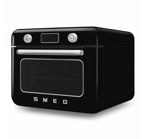 Vrijstaande combi stoomoven - 30L - 3 kookniveau's - 30 voorgeprogrameerde recepten - Zwart  Smeg