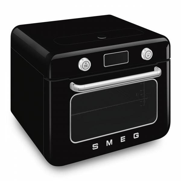 Smeg Vrijstaande combi stoomoven - 30L - 3 kookniveau's - 30 voorgeprogrameerde recepten - Zwart