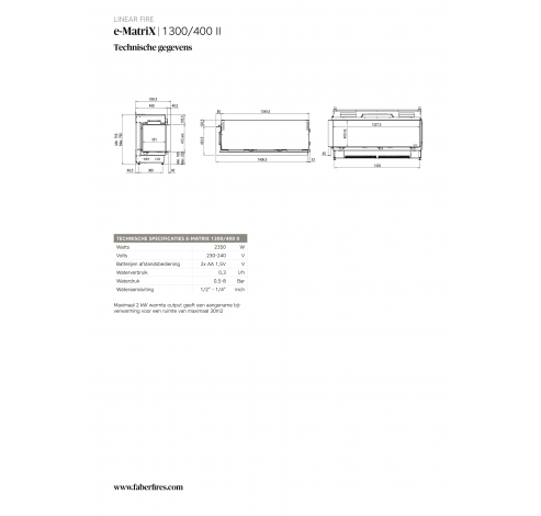 e-MatriX Linear 1300-400 II  Faber