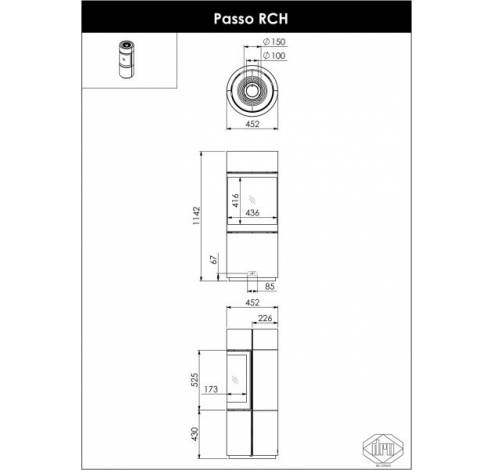 Passo Eco Wave Noir/Nero, Gaz naturel  Dru