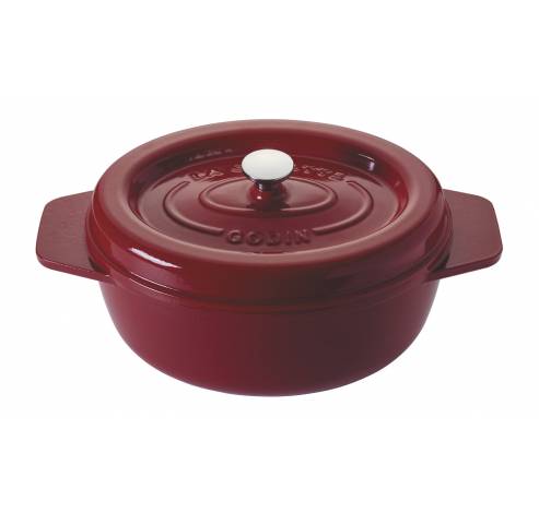 GIETIJZER KOOKPOT ROOD OV 26CM-3.7L  Godin