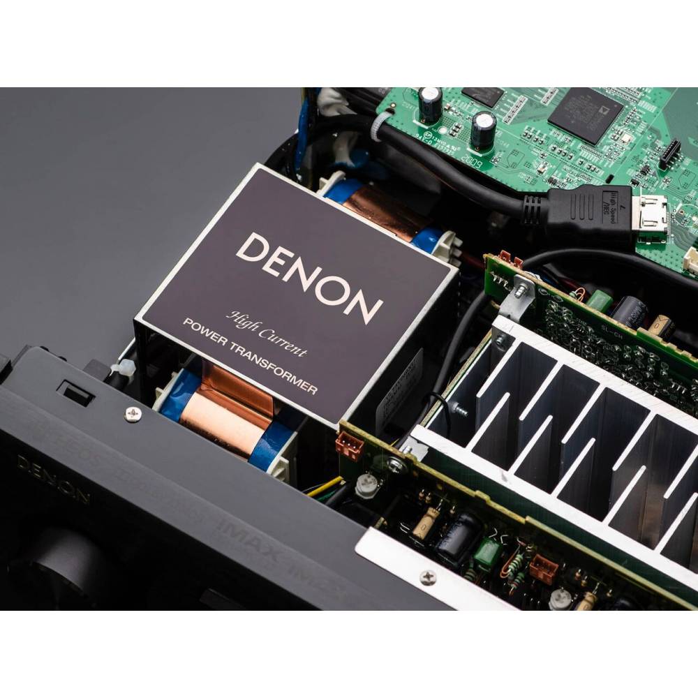 Denon Versterker AVCX4800HSPE2 8K-video en 3D-audio-ervaring met een 9.4-kanaals versterker Zilver