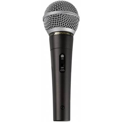JB-10 professionele dynamische microfoon XLR 6m zwart  JB Systems