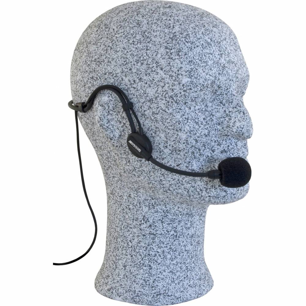 JB Systems Koptelefoons & Oordopjes WHS-20 Microfoon Headset voor Beltpack, Mini XLR