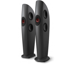 BLADE ONE Meta CHARCOAL GREY / RED (per paar) KEF