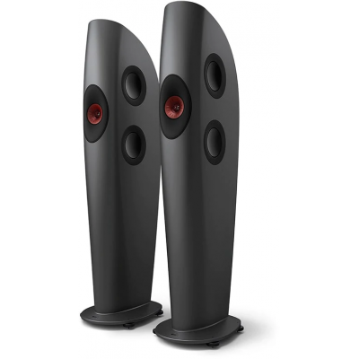 BLADE TWO Meta GRY/RED   CHARCOAL GREY / RED (per paar) KEF