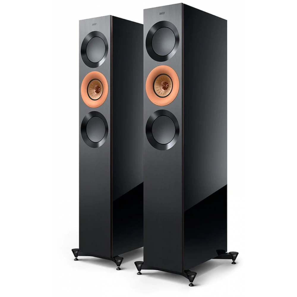 KEF Luidspreker REFERENCE 3 Meta Floorstanding Speaker BLACK/COPPER (per paar)
