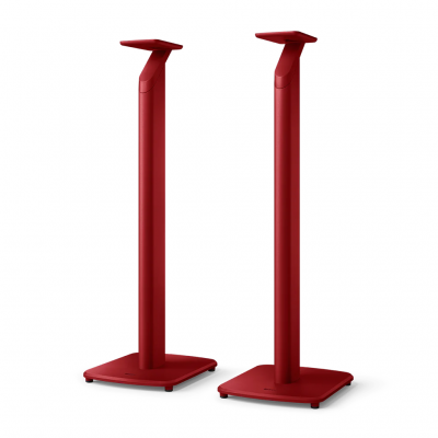 S1 Floor Stand Crimson Red (pair) KEF