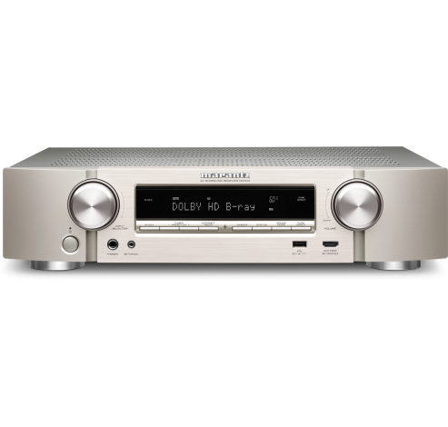 NR1510 Récepteur AV Ultra HD 4K Slim 5.2 canaux Argent-Or  Marantz