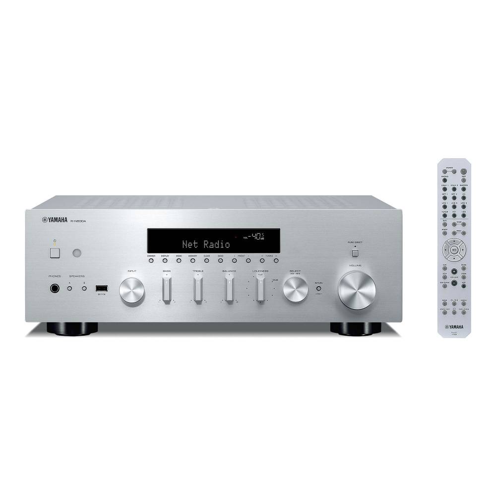 RN600A Receiver zilver 2x105W(RMS) DAB MusicCast 