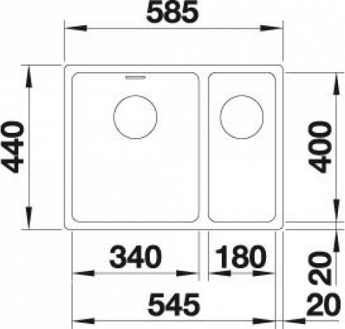 ANDANO 340/180-U BR / CD man.  Blanco