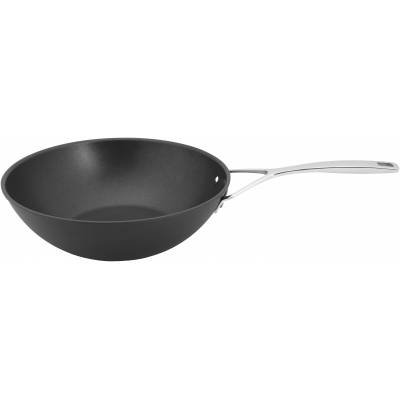 Alu Pro 5 Wok Vlakke bodem Duraslide Titanium 30cm Demeyere