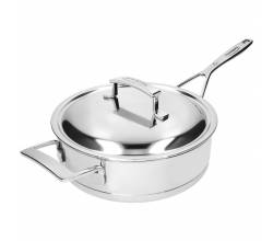 Silver 7 Sauteuse met dubbelwandig deksel 28cm 4,75L Demeyere