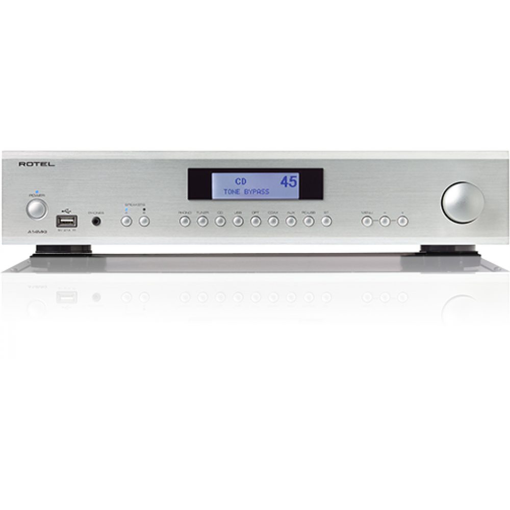 A14 MKII Silver Stereo Integ Amp UK-EC 