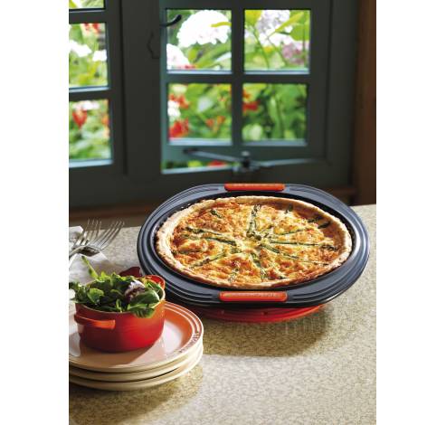 Moule à tarte et quiche avec fond amovible 28cm  Le Creuset