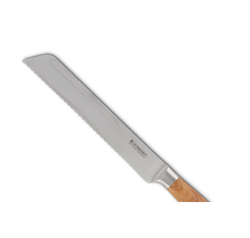 Couteau à pain avec manche en bois d'olivier 20cm  Le Creuset