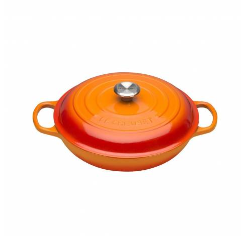 Stoofpan campagnard 26cm oranjerood  Le Creuset