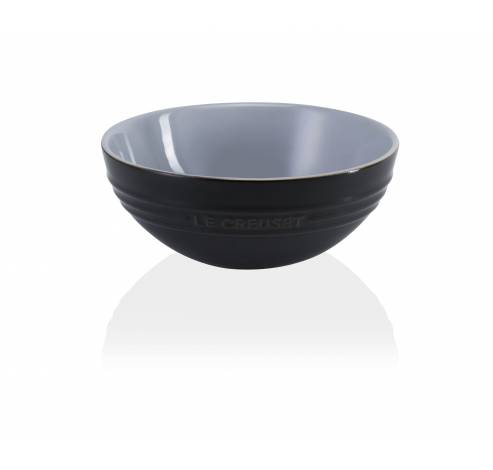 Medium bowl 20 cm Mat Zwart Mist Grey  Le Creuset