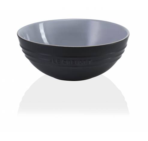 Large bowl 25 cm Mat Zwart Mist Grey  Le Creuset