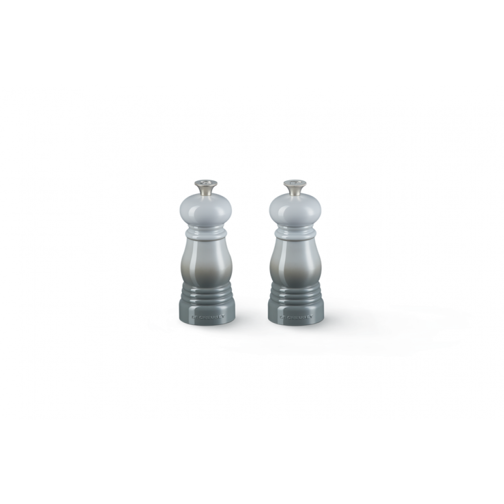 Le Creuset Peper en zout sets Peper- en Zoutmolen Small 11cm Mist Grey