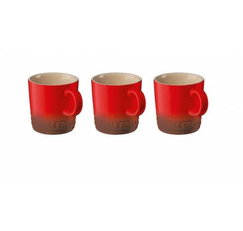 3 Koffiekoppen 35cl 91026900060010  Le Creuset