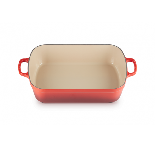 Braadslede in Geëmailleerd Gietijzer 37cm 6,6l Kersenrood  Le Creuset