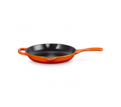 Skillet Rond in Geëmailleerd Gietijzer 23cm Oranjerood Le Creuset