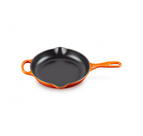 Skillet rond en fonte émaillée 23cm Volcanique  Le Creuset